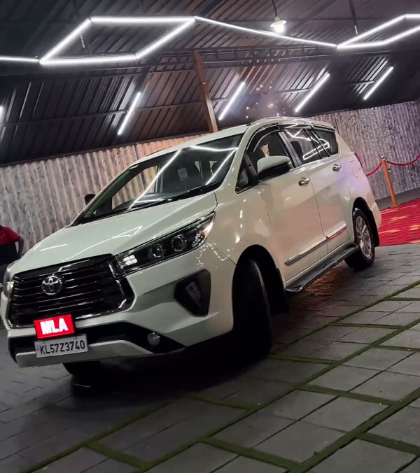 mla k premkumar buys used toyota innova crysta mla k premkumar buys used toyota innova crysta