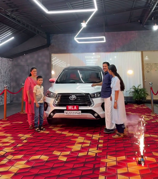mla k premkumar buys used toyota innova crysta mla k premkumar buys used toyota innova crysta