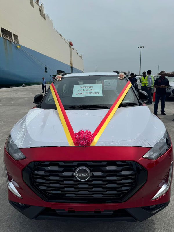 nissan export milestone 1 1 million units