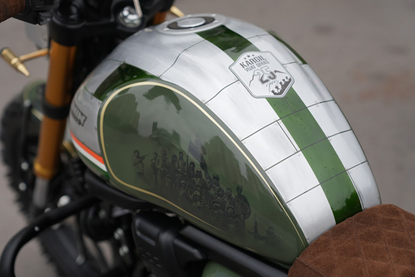 tvs ronin parakram fuel tank