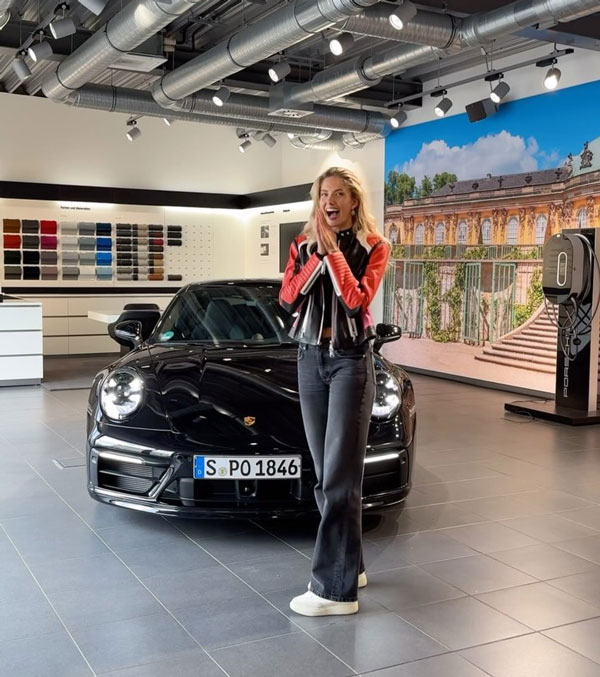 Athlete Alica Schmidt Car Collection