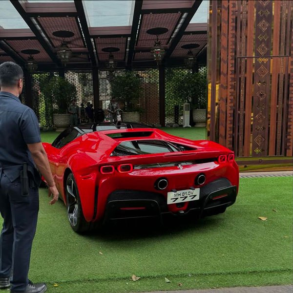 ambani ferrari sf90 stradale repaired