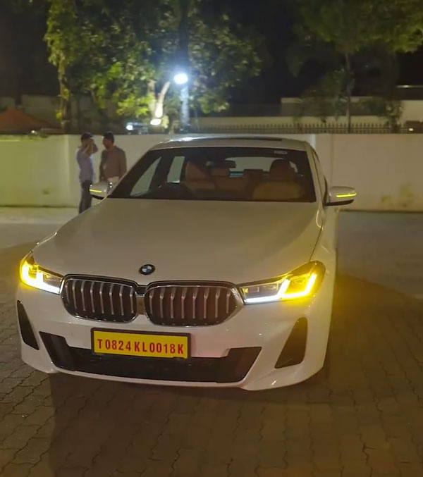Malayalam Film Actor Baiju Ezhupunna Gifts BMW 6 Series To His Daughter