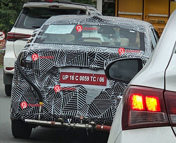 New Gen Honda Amaze Sedan Spied In India