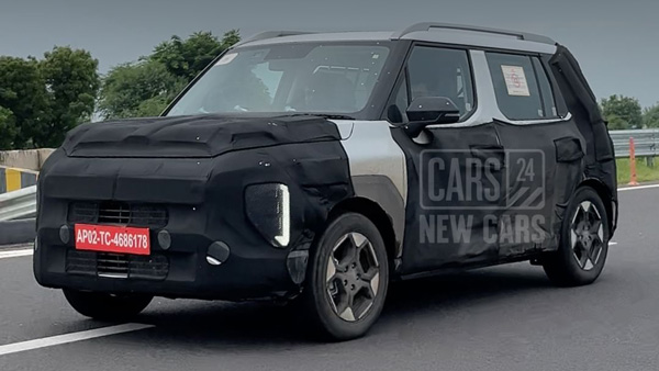 kia syros spy shots