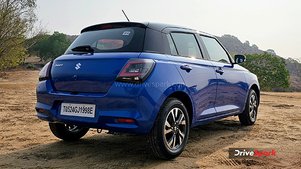 2024 maruti suzuki swift rear