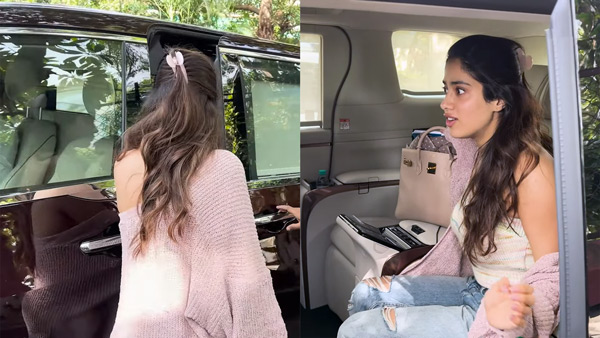 Janhvi Kapoor Struggling To Close Her Luxury Car Door Janhvi Kapoor Struggling To Close Her Luxury Car Door