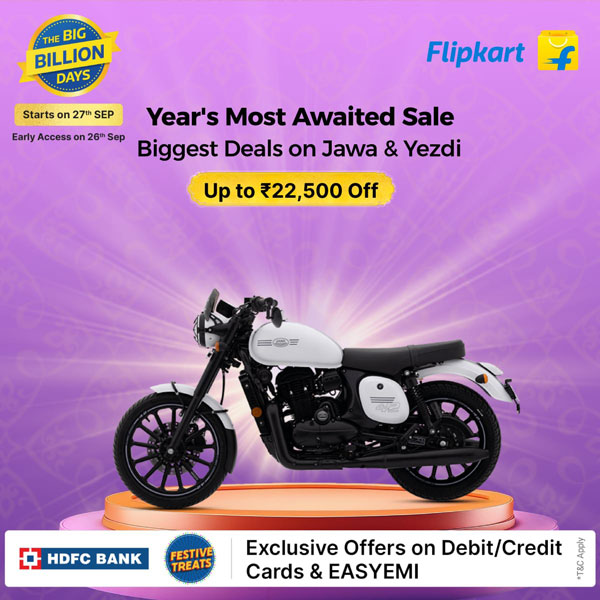jawa yezdi motorcycles festive offers