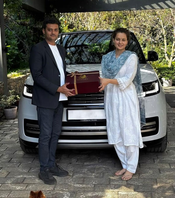 Kangana Ranaut Bought New Range Rover Autobiography LWB Kangana Ranaut Bought New Range Rover Autobiography LWB