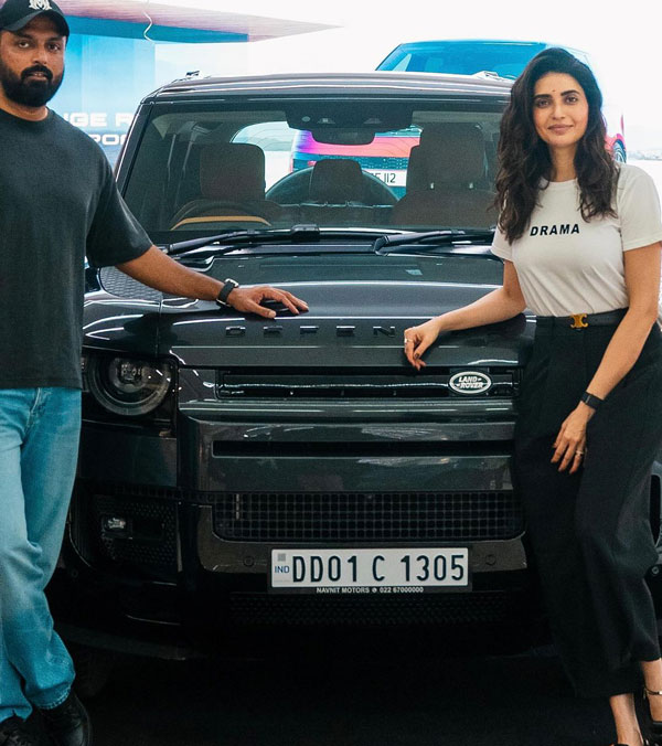 karishma tanna land rover defender karishma tanna land rover defender
