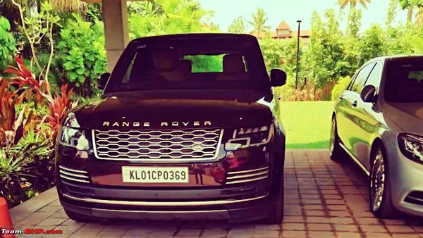 mammootty car collection