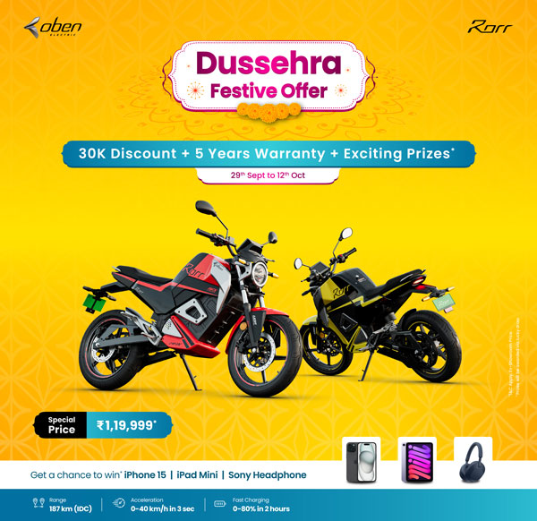 oben rorr dussehra festive offers