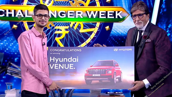 Kaun Banega Crorepati Season 16 Winner Awarded Hyundai Venue SUV