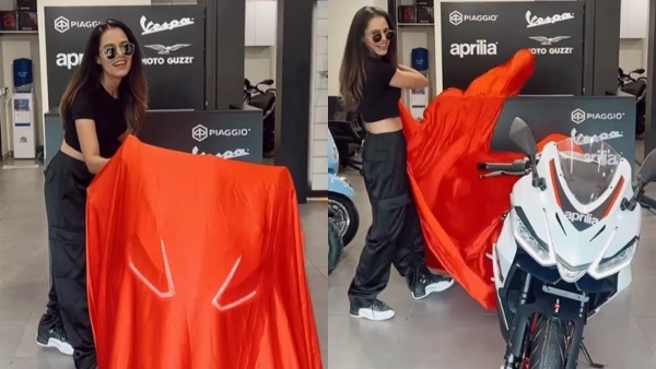 aakriti rana buys aprilia rs 457