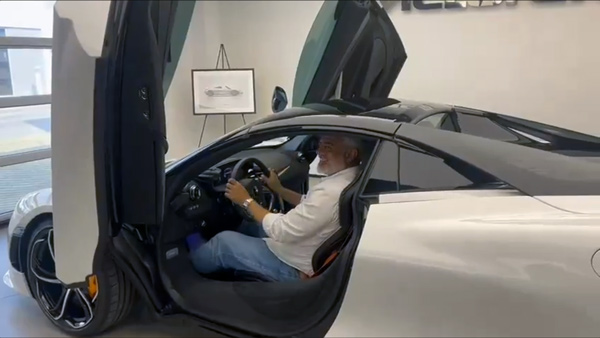 Tamil Super Star Ajith Kumar Testing McLaren 750S Tamil Super Star Ajith Kumar Testing McLaren 750S