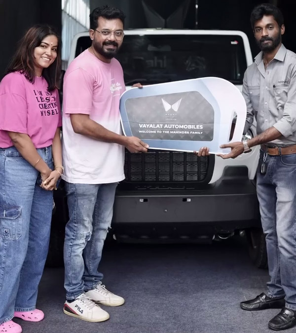 Serial Actor Jishin Mohan Buys New Mahindra Thar RWD Serial Actor Jishin Mohan Buys New Mahindra Thar RWD