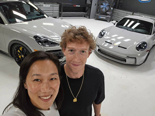 Meta CEO Mark Zuckerberg And Wife Priscilla Chan Buys Two Porsche Cars