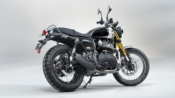 royal enfield bear 650 rear profile