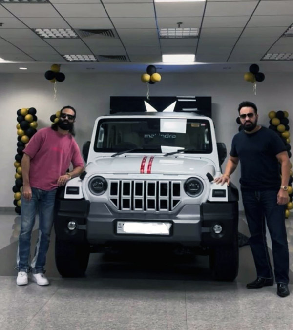 shera gifts son mahindra thar roxx shera gifts son mahindra thar roxx