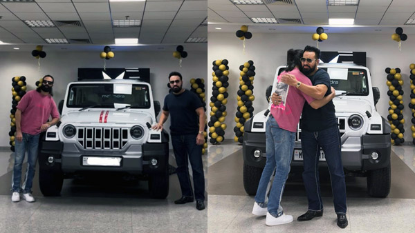 shera gifts son mahindra thar roxx shera gifts son mahindra thar roxx