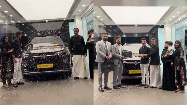 India Book of Record Holder Shibili Rahiman Bought Maruti Fronx Turbo