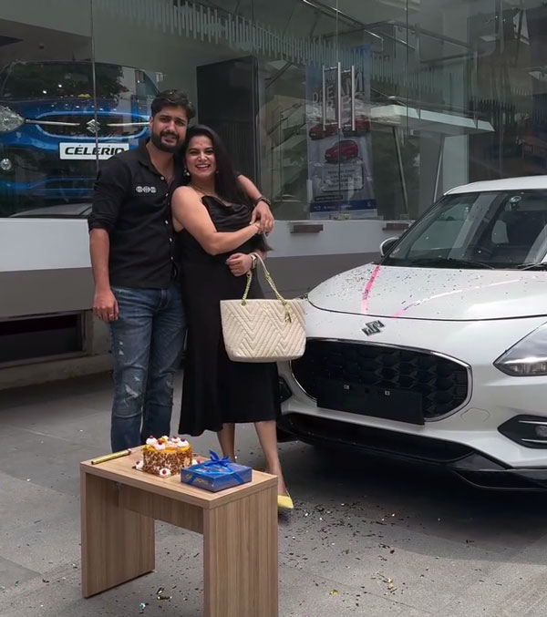 vinay uj aishwarya salimath maruti swift