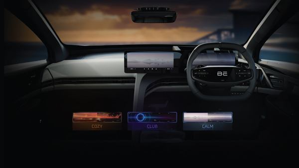 mahindra be 6e interior mahindra be 6e interior