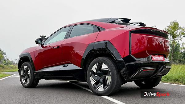 mahindra be 6e rear profile