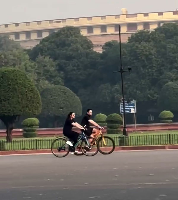 parineeti raghav cycling parineeti raghav cycling