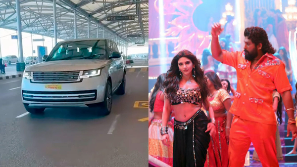 sreeleela range rover car