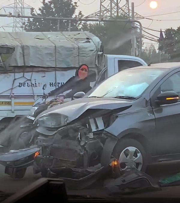 tata tiago crashes toyota fortuner tata tiago crashes toyota fortuner