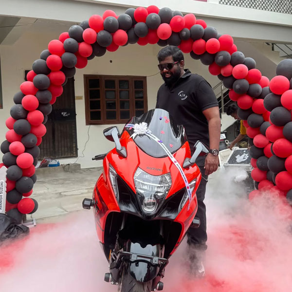 harsha chemudu new Suzuki Hayabusa harsha chemudu new Suzuki Hayabusa