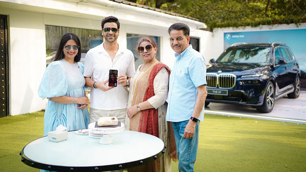 actors divyanka tripathi vivek dahiya bmw x7
