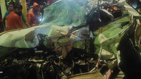 vandanam road accident vandanam road accident