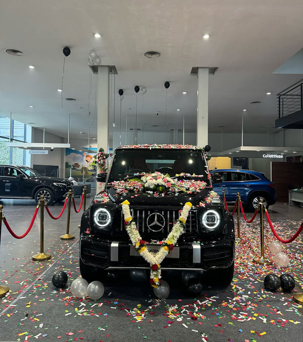 farmer takes delivery mercedes benz g-wagen
