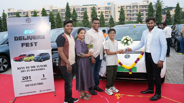 jsw mg delivers 201 ev single day bangalore jsw mg delivers 201 ev single day bangalore