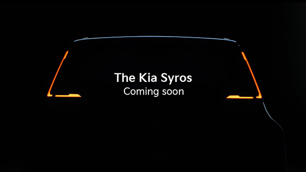 kia syros teased again