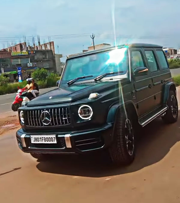 ms dhoni g wagon video