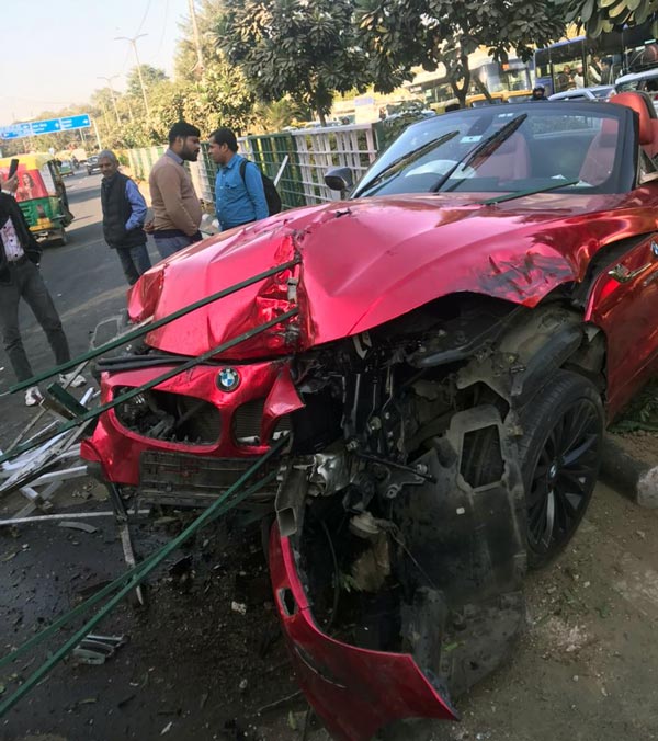 bmw collided with tata punch bmw collided with tata punch