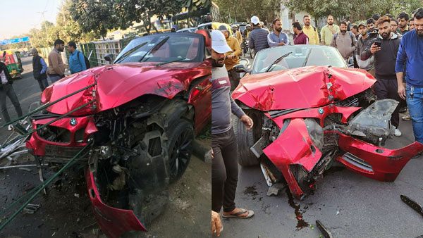 bmw collided with tata punch bmw collided with tata punch