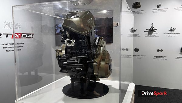New TVS 300cc Engine Unveiled At MotoSoul 2024