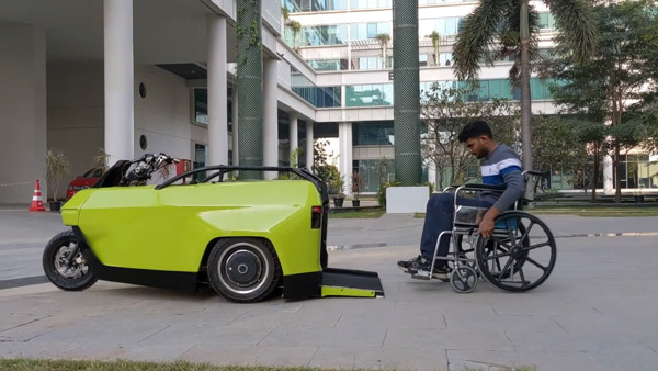 yali mobility vehicle for wheelchair users