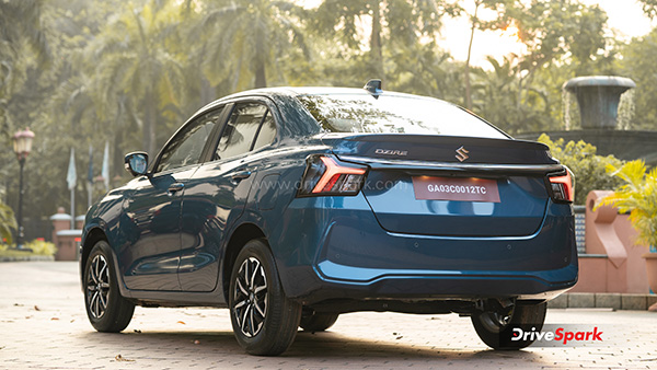 2024 maruti suzuki dzire rear