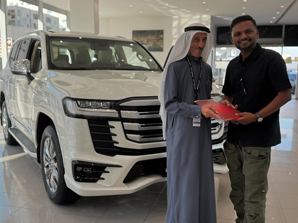 Motivational Speaker Anil Balachandran Buys New Toyota Land Cruiser SUV