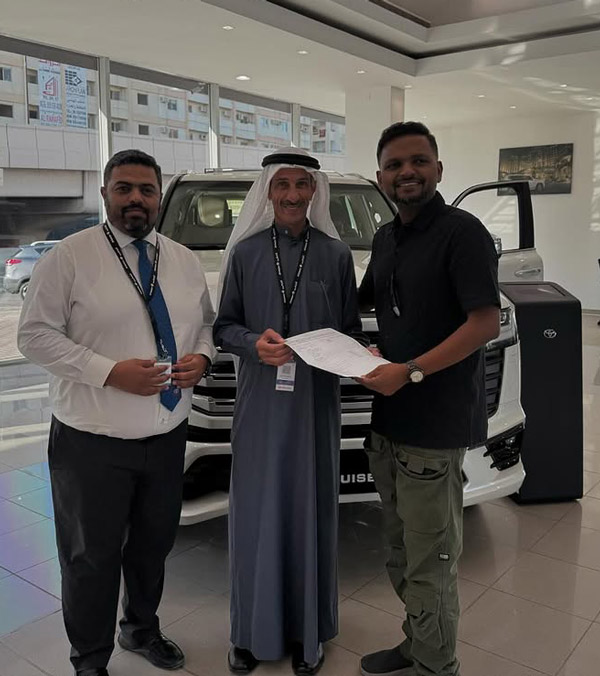 Motivational Speaker Anil Balachandran Buys New Toyota Land Cruiser SUV