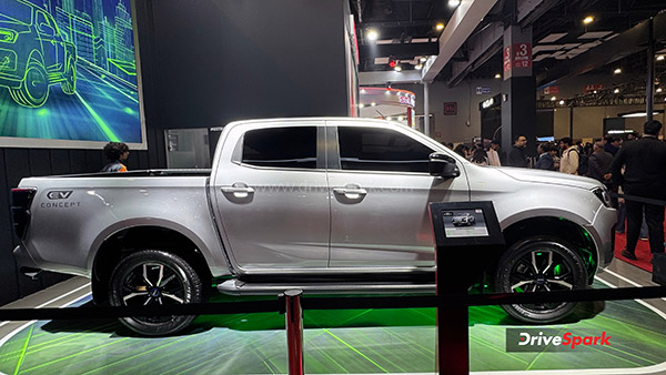 isuzu d-max concept auto expo 2025 side design