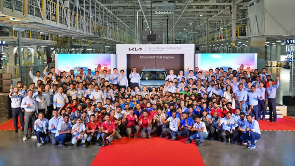 Kia Syros Production Started In India SUV Displaying At The Bharat Mobility Auto Expo 2025