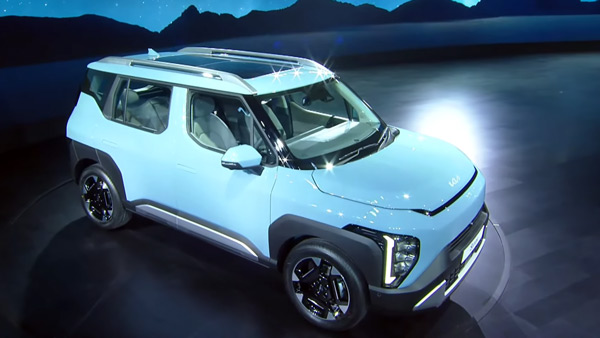 Kia Syros Production Started In India SUV Displaying At The Bharat Mobility Auto Expo 2025