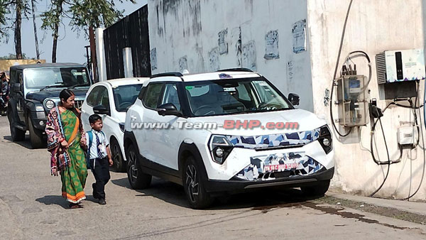 mahindra xuv 3xo ev spy
