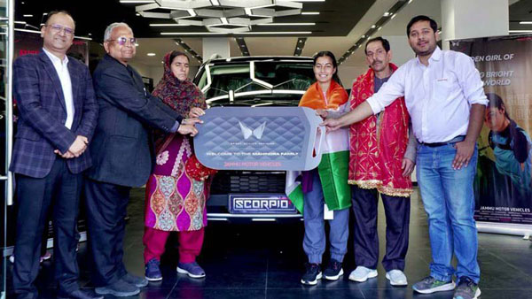 Anand Mahindra Gifted Mahindra Scorpio N SUV To Archer Sheetal Devi